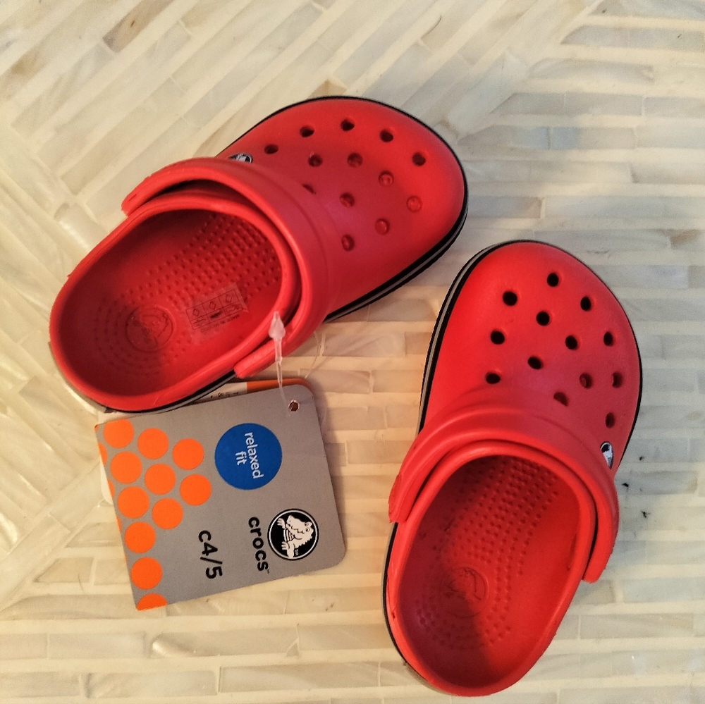 Crocs Kids Classic Red Clogs